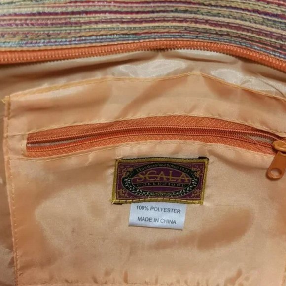 SCALA COLLEZIONE Sturdy Variegated Twill Shopping Tote - Picture 8 of 8